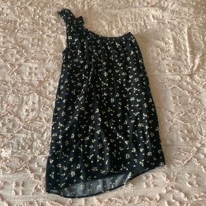 American Eagle black floral dress